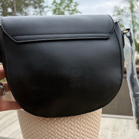 NWOT Black Crossbody Bag By Victoria Secret - Picture 3 of 10